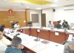 જિલ્લા સ્વાગત કાર્યક્રમમાં પ્રજા-પ્રશ્નોને વાચા આપતા નિવાસી અધિક કલેક્ટર રાજેશ આલ