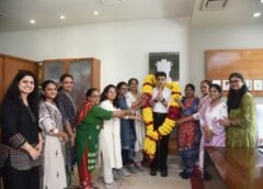 નર્સિંગ ક્ષેત્રે ઐતિહાસિક ભરતી પ્રક્રિયા બદલ નર્સિંગ એસો. ટીમની આરોગ્ય મંત્રી પ્રફુલભાઈ પાનશેરિયા સાથે શુભેચ્છા મુલાકાત