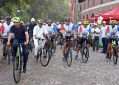 आजादी के 79 वर्ष पूर्ण होने के उपलक्ष्य में एनसीसी ने साइक्लोथॉन 2026 का आयोजन किया।